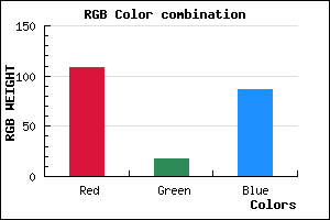 rgb background color #6C1256 mixer