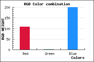rgb background color #6C02C8 mixer