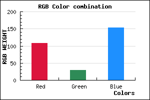 rgb background color #6C1D99 mixer