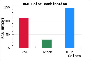 rgb background color #6C1F93 mixer