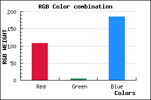 rgb background color #6C04BA mixer