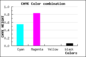 #6C29EF color CMYK mixer