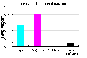 #6C2AEB color CMYK mixer