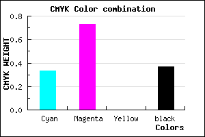 #6C2CA0 color CMYK mixer