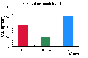 rgb background color #6C2D99 mixer