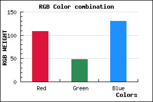 rgb background color #6C3082 mixer