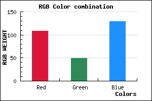 rgb background color #6C3181 mixer