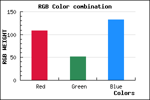 rgb background color #6C3484 mixer