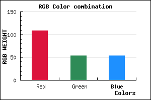 rgb background color #6C3636 mixer
