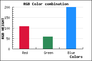rgb background color #6C3AC8 mixer