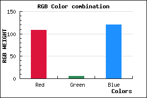 rgb background color #6C0678 mixer