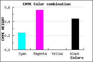 #6C3E8E color CMYK mixer