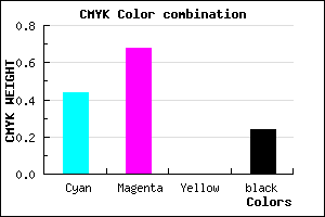 #6C3EC2 color CMYK mixer