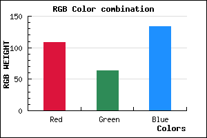 rgb background color #6C4086 mixer
