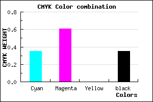 #6C41A7 color CMYK mixer