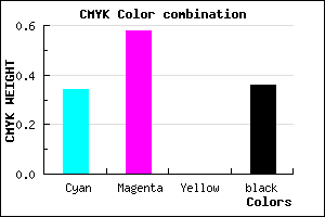 #6C45A4 color CMYK mixer