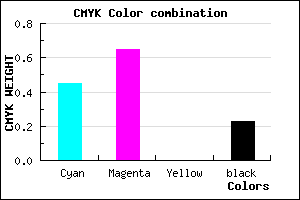 #6C45C5 color CMYK mixer