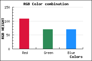 rgb background color #6C4646 mixer