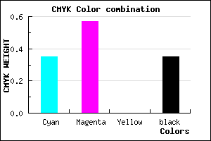 #6C47A7 color CMYK mixer