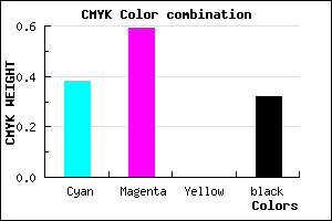 #6C48AE color CMYK mixer