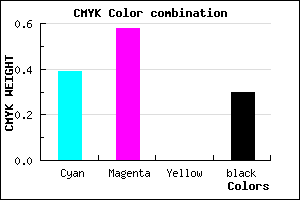 #6C4AB2 color CMYK mixer