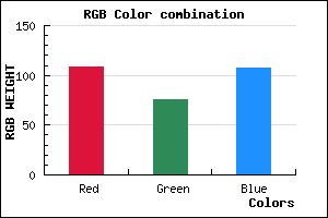 rgb background color #6C4C6B mixer