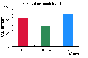 rgb background color #6C4C7A mixer
