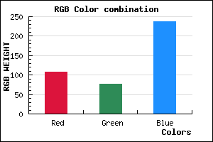 rgb background color #6C4CED mixer