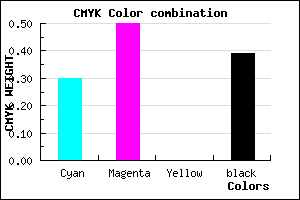 #6C4D9B color CMYK mixer