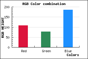 rgb background color #6C4EBA mixer