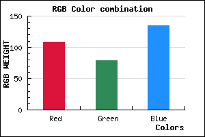 rgb background color #6C4F87 mixer