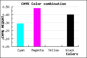 #6C4F99 color CMYK mixer