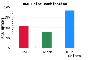 rgb background color #6C4FB7 mixer