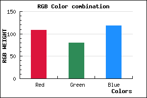 rgb background color #6C5076 mixer