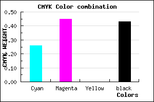 #6C5092 color CMYK mixer