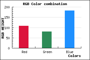 rgb background color #6C50B6 mixer