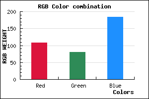 rgb background color #6C50B8 mixer