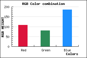 rgb background color #6C50B9 mixer