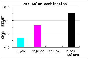 #6C547E color CMYK mixer