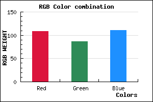 rgb background color #6C576F mixer