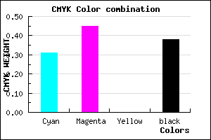 #6C579D color CMYK mixer