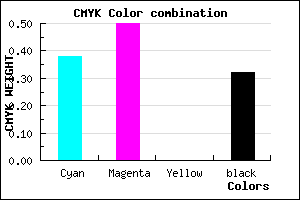 #6C57AE color CMYK mixer
