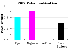 #6C57B3 color CMYK mixer