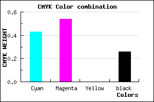 #6C57BD color CMYK mixer