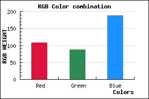 rgb background color #6C57BD mixer