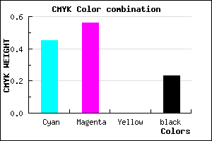#6C57C4 color CMYK mixer
