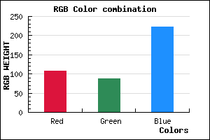 rgb background color #6C57DE mixer