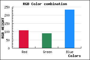 rgb background color #6C59E9 mixer