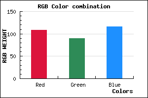 rgb background color #6C5A74 mixer