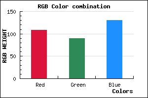 rgb background color #6C5A82 mixer